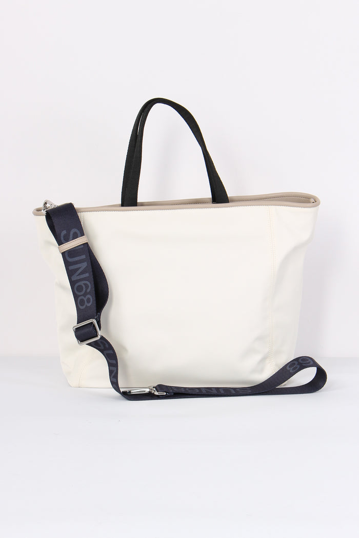 Borsa Jacqueline Logo Bianco-3