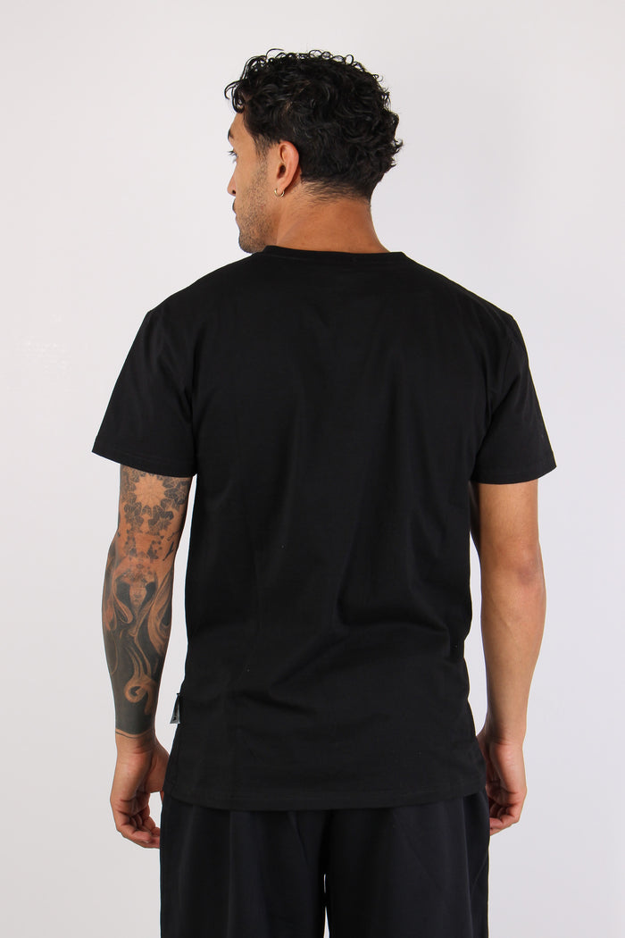 T-shirt Regular Logo Nero-5
