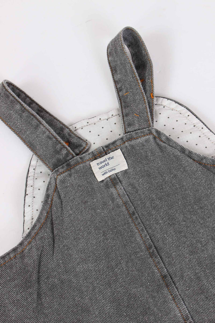 Salopette Denim Grey Denim-6