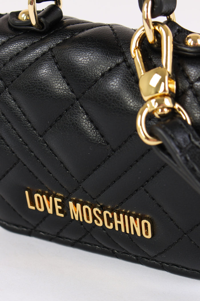 Portachiavi Mini Bag Matelasse Nero-3