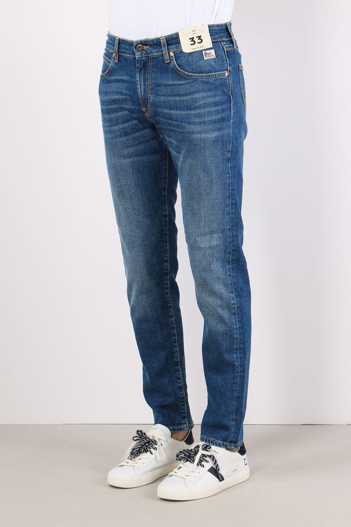 Denim Slim Fit Denim Medio-3