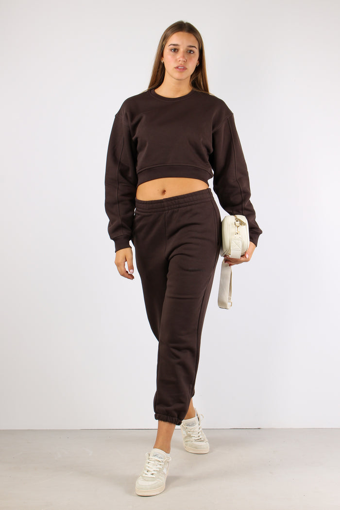 Pantalone Felpa Basico Moro