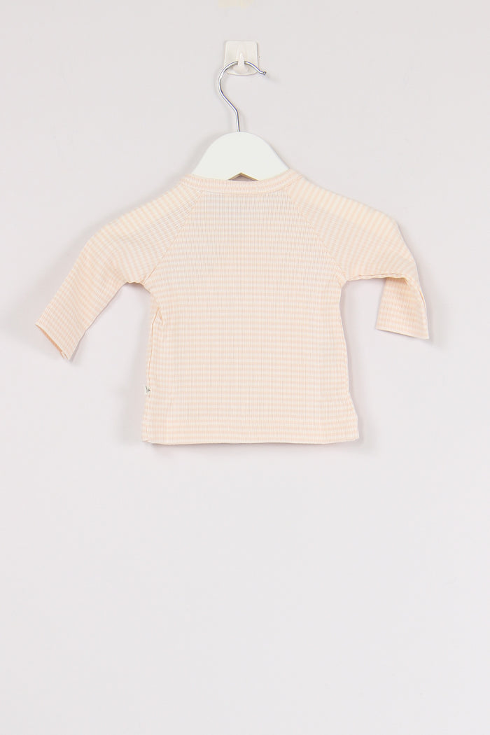 Maglia Incrocio Riga Modal Nude-2