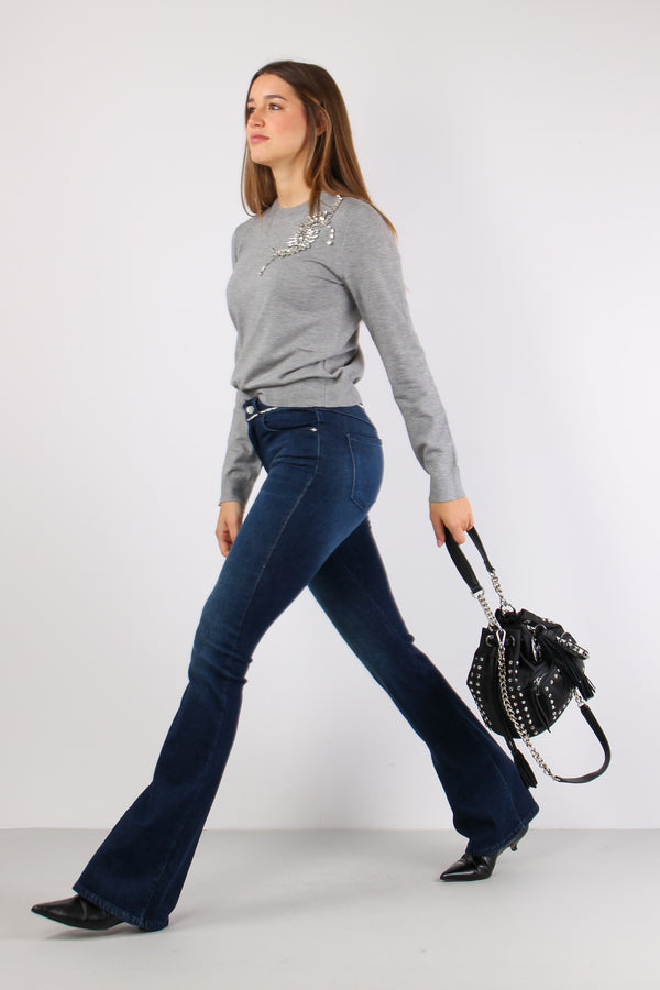 Schiffer_29 Denim Zampa Banda Blu Denim