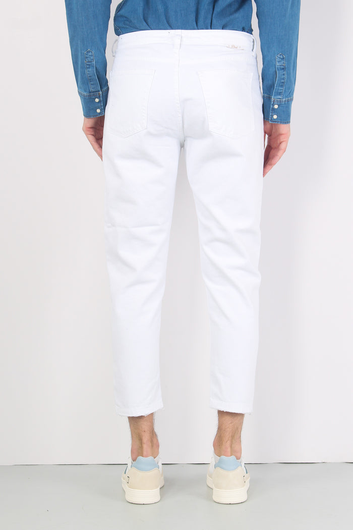 Pantalone Cropped Bianco-3