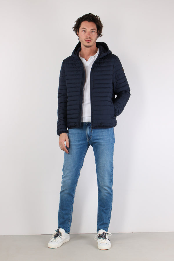 Cael Giubbotto Cappuccio Navy Blue
