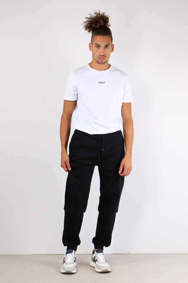 Pantalone Felpa Logo Nero