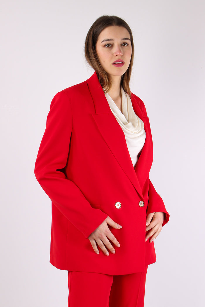 Ottavian Giacca Dritta Doppiopetto Flame S-7