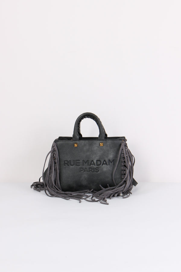 Shopping Mini Frange Vintage Black