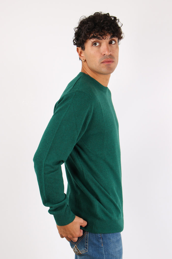 Girocollo Non Sono Bello Verde-5