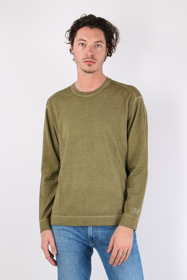 Maglia Doppia Tintura Effetto Lino Died Herb-2
