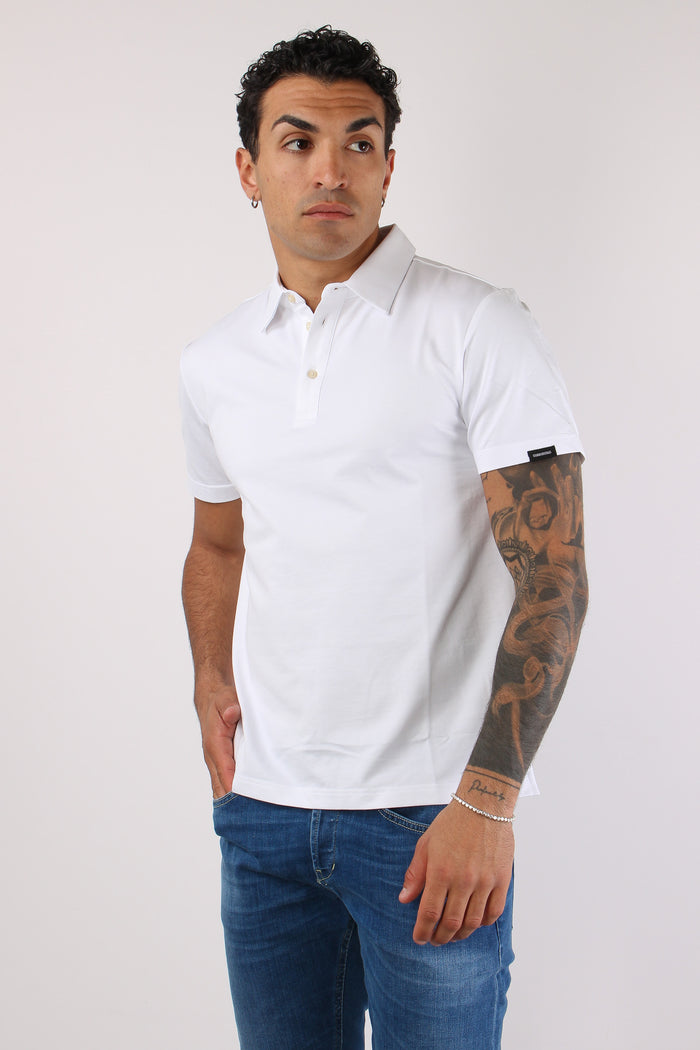 Polo Technical Piquet Bianco