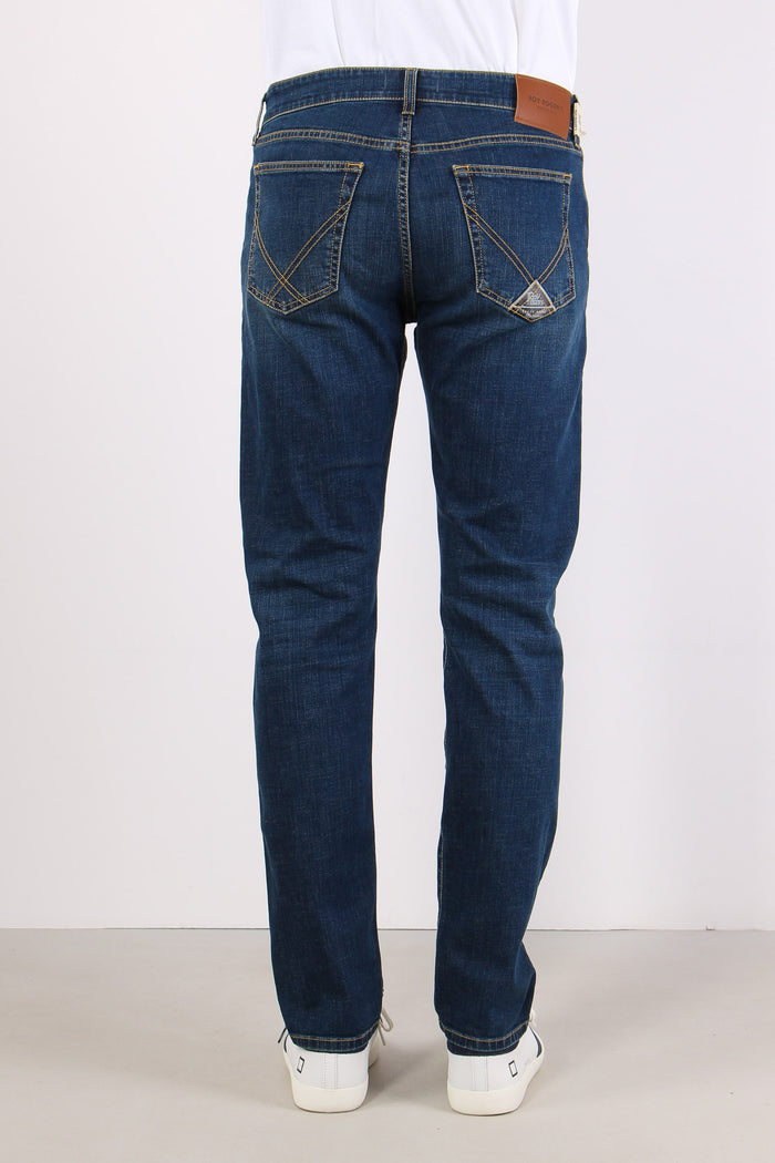 Denim Gamba Dritta Denim Scuro-4