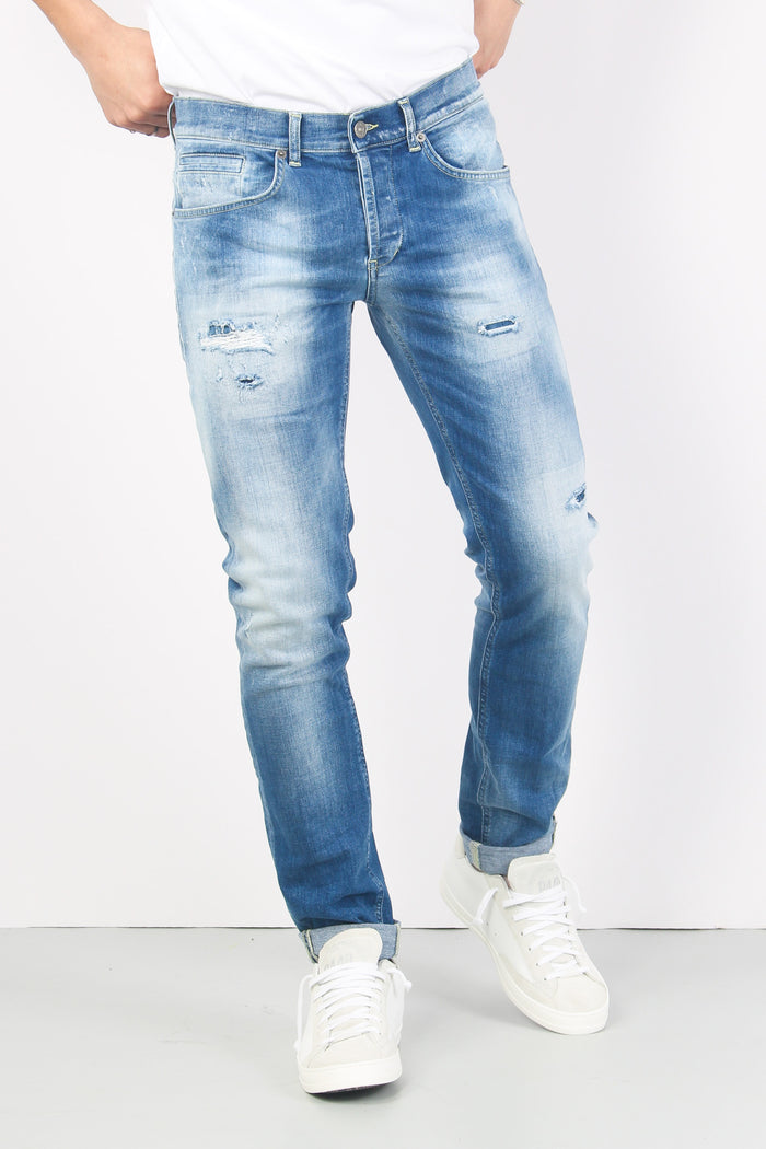 George Jeans Rotture Denim Medio-5
