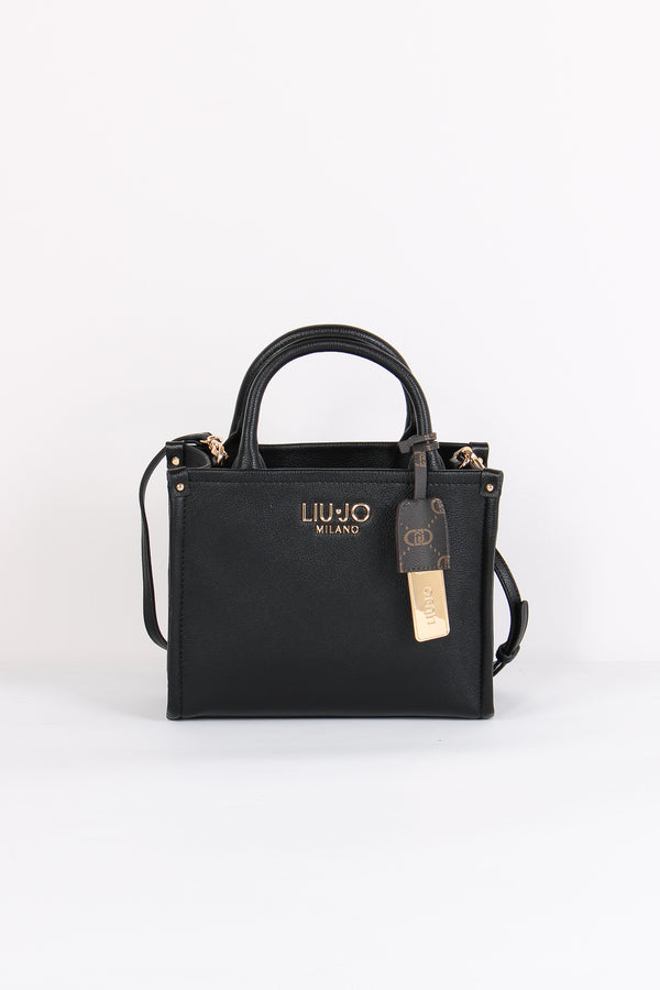 Shopping Piccola Tweed Nero