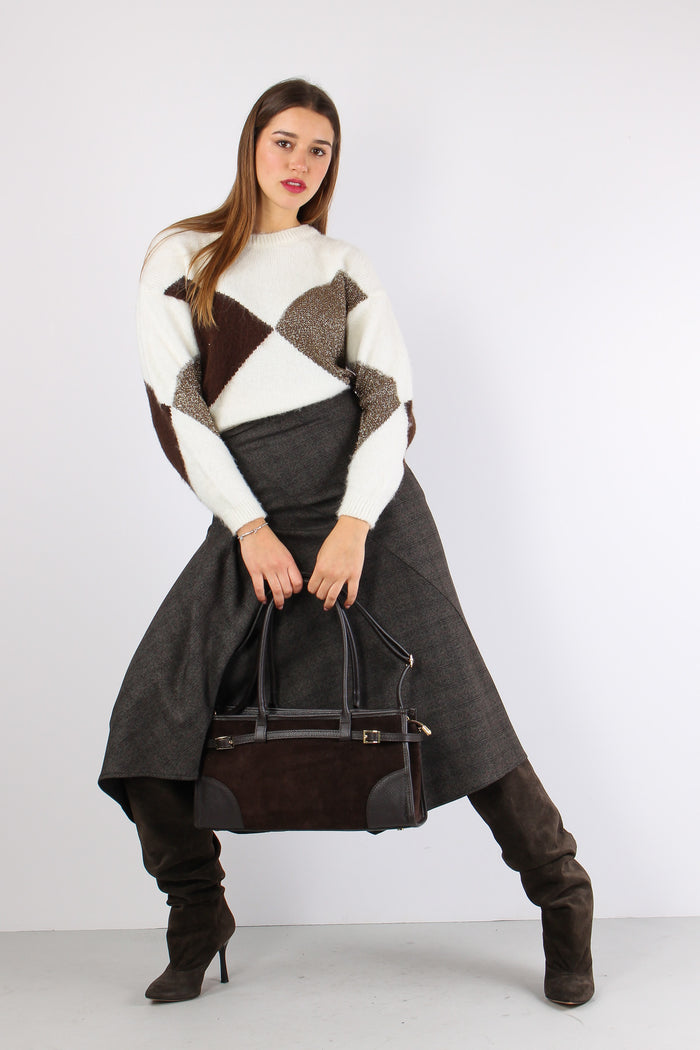 Gonna Lunghe Punte Grigio-6