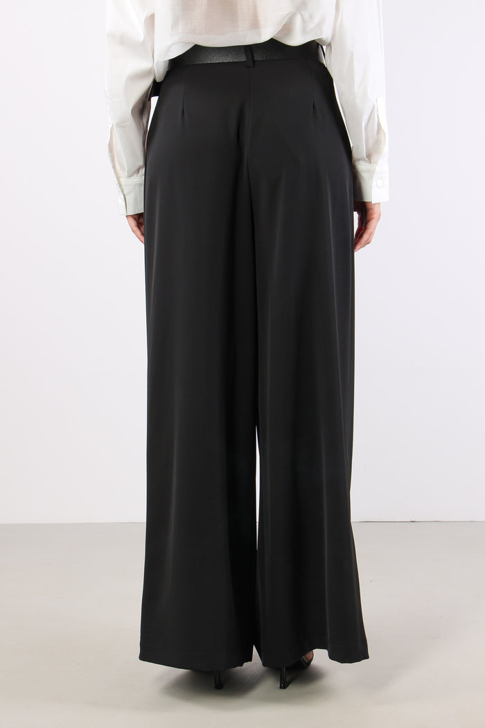 Pantalone Multi Pences Cintura Nero-4
