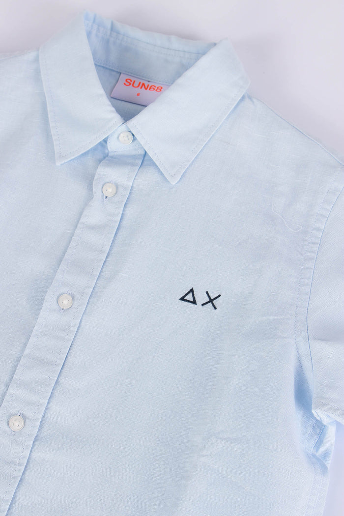 Camicia Lino Azzurro-3