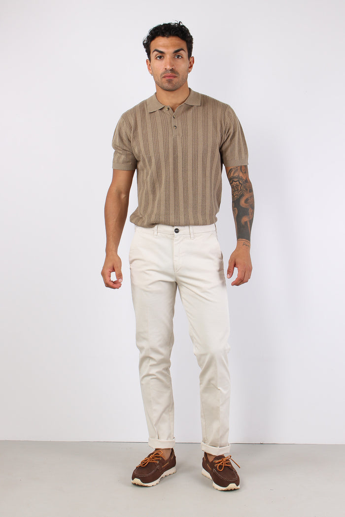 Chino Slim Gabardina Panna
