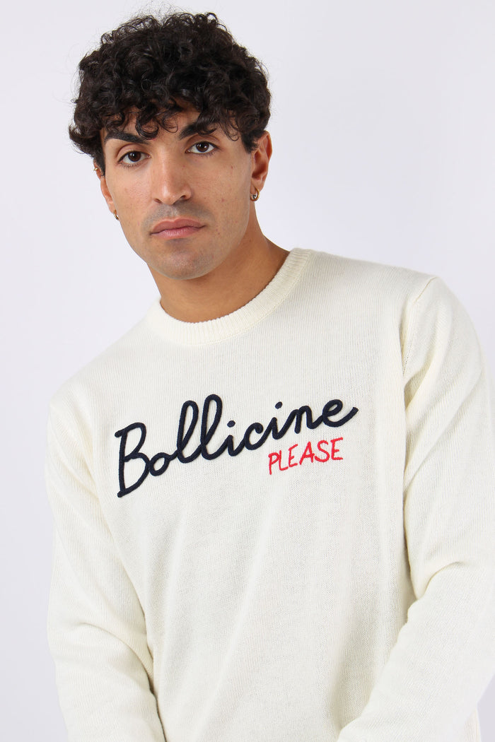 Girocollo Bollicine Please Bianco-7