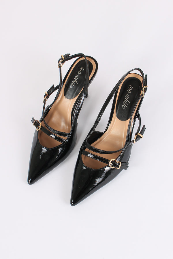 Sandalo Fibbia Nero-2