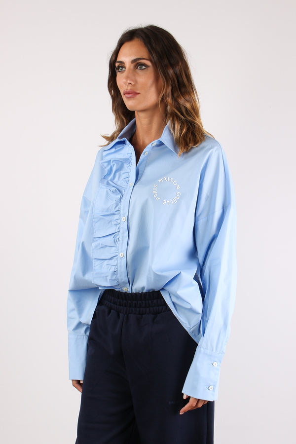 Camicia Over Rouges Cielo-2