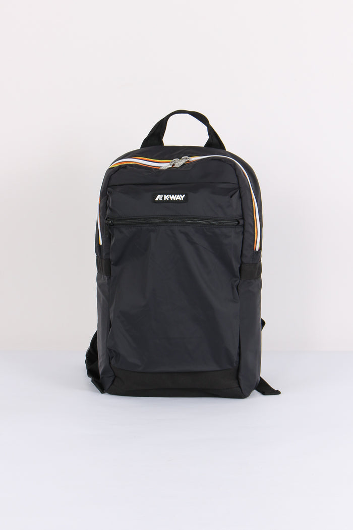 Mini Zaino Nylon Piatto Black Pure