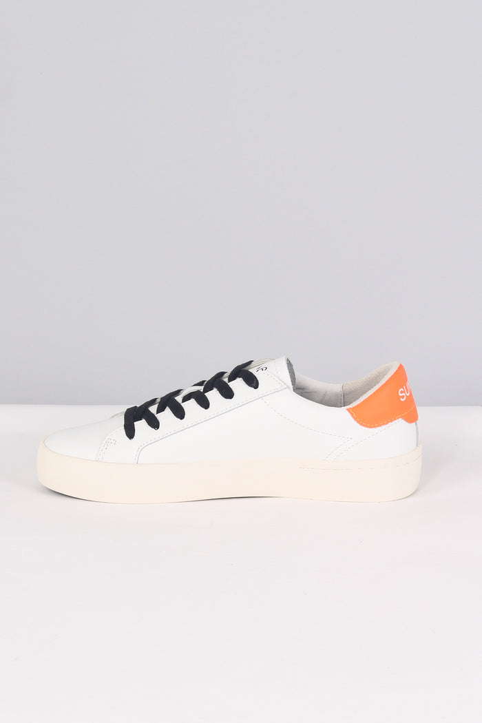 Sneaker Street Leather Bianco/arancio-5