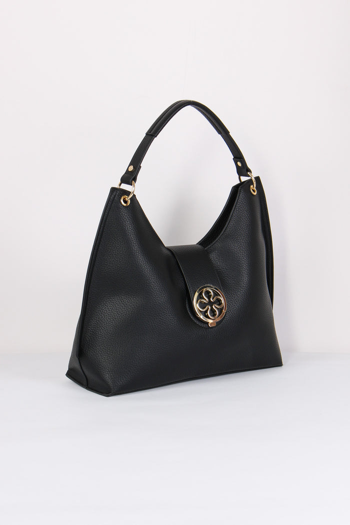 Federica W Hobo Placca Rosone Nero-6