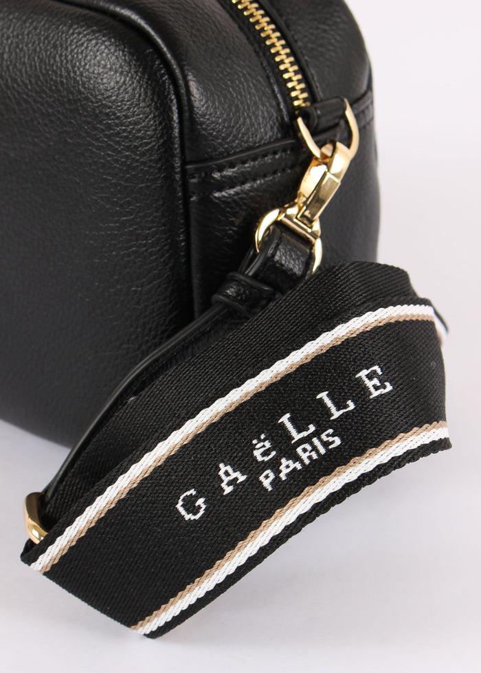 Camera Bag Tracolla Logo Nero-4