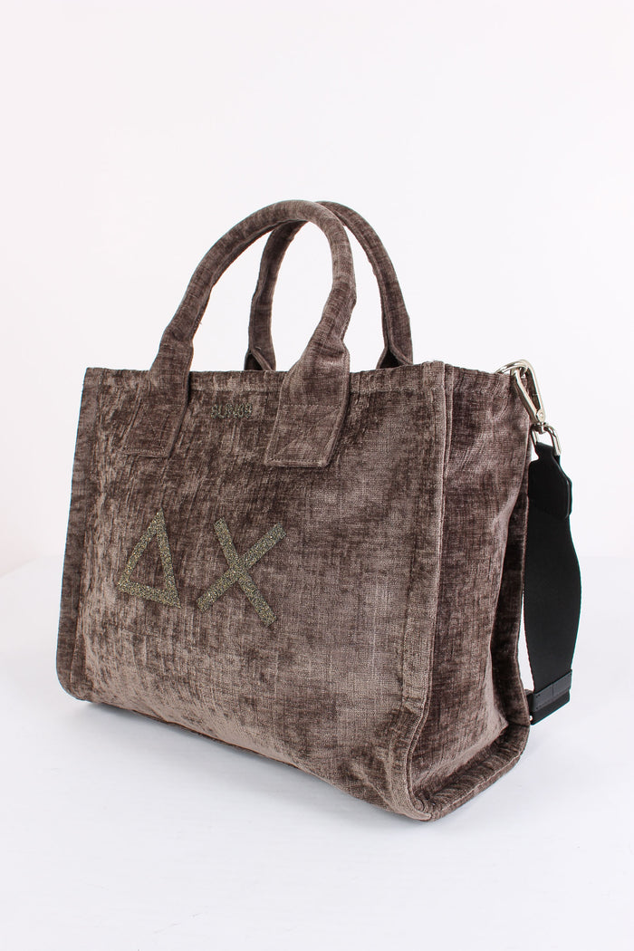 Shopping Media Velluto Fango-4