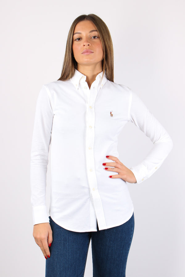 Camicia Oxford Basica White