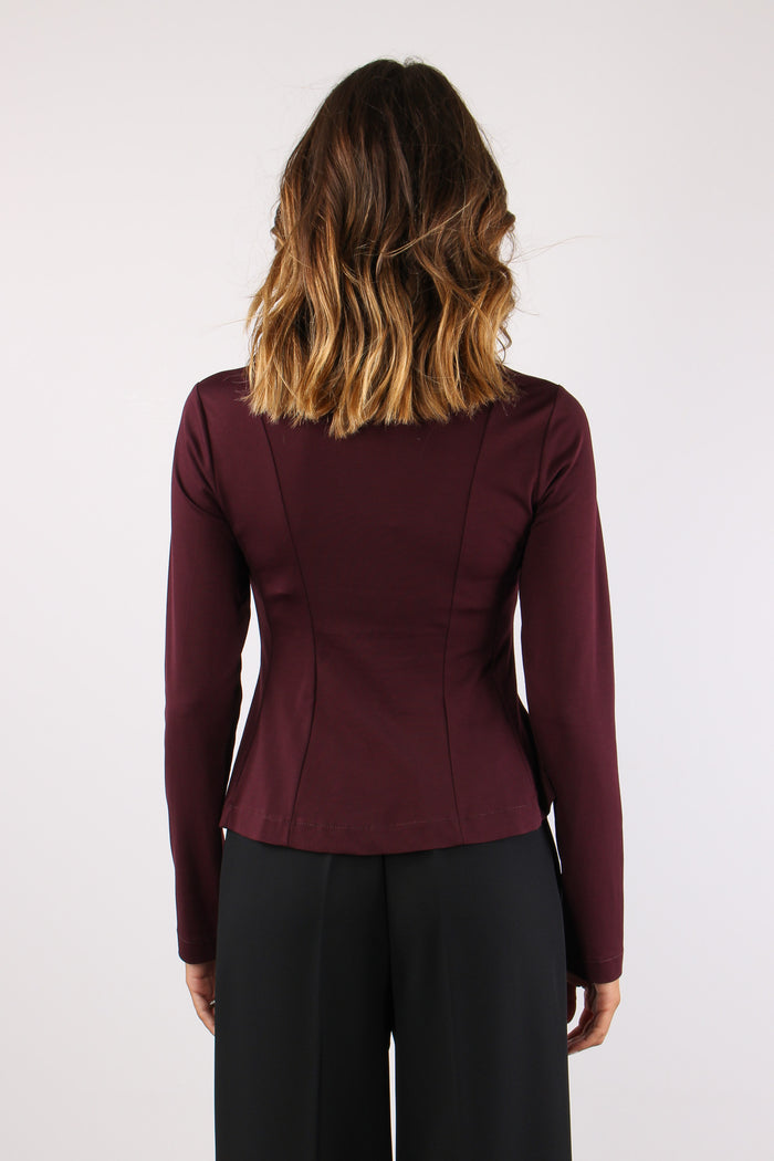 Maglia M/l Riprese Fianchi Amarone-4