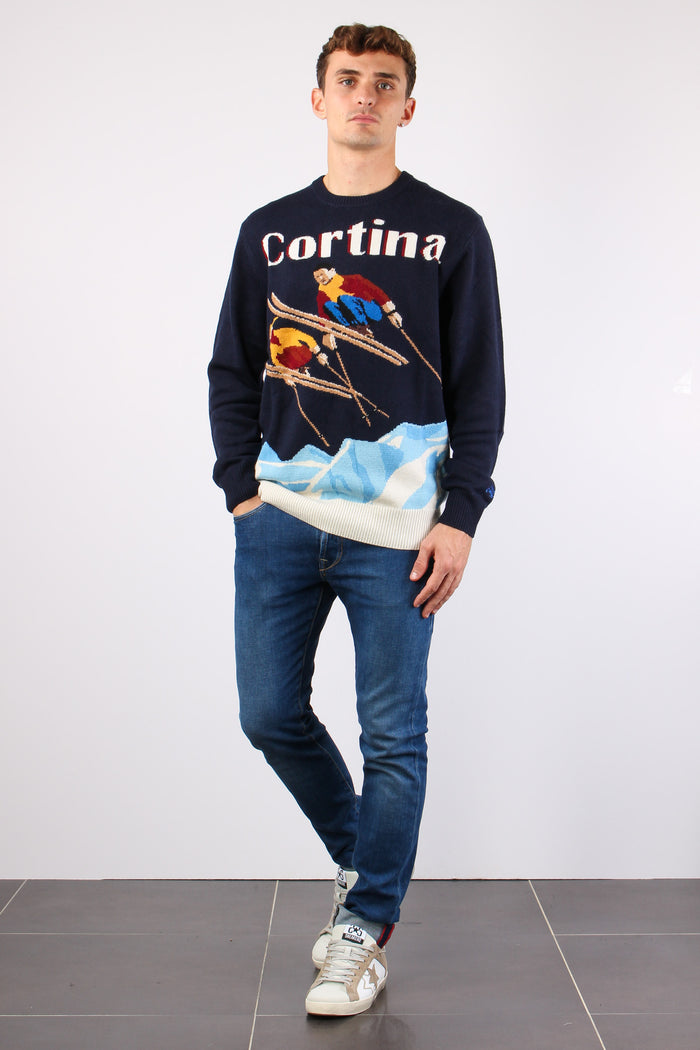 Maglia Girocollo Fantasia Cortina Ski-4