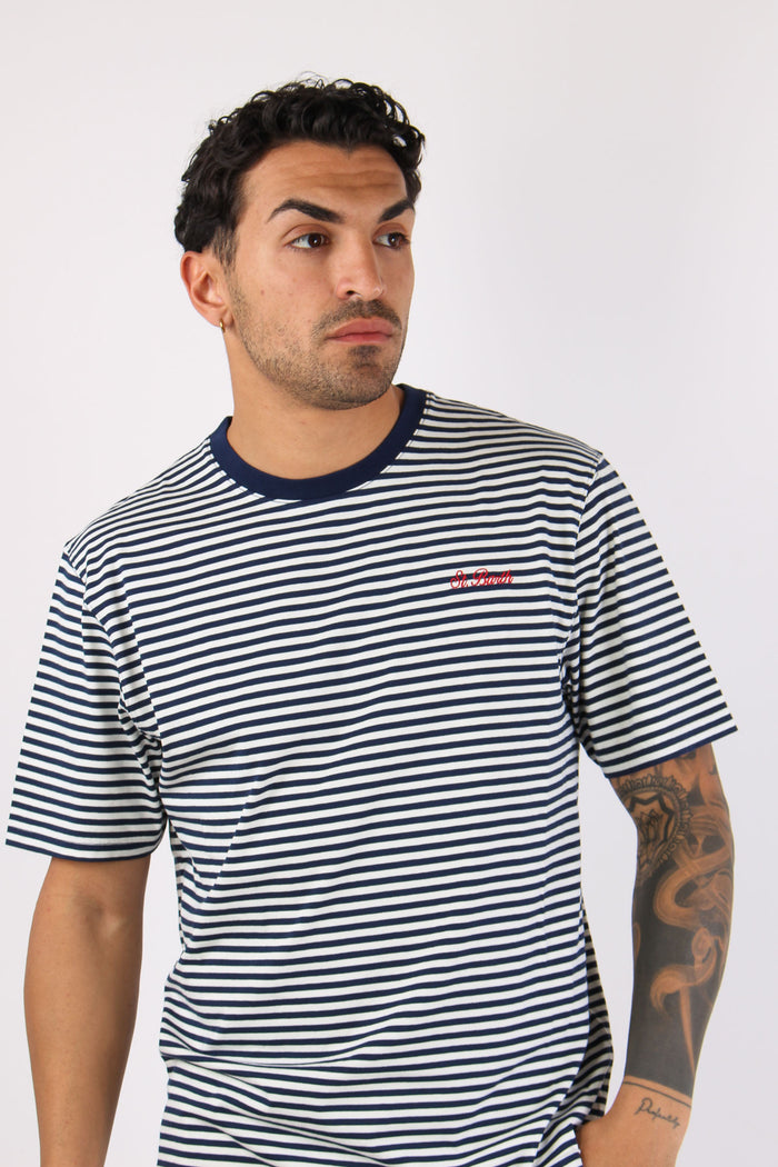 T-shirt Righe Blu/bianco-5