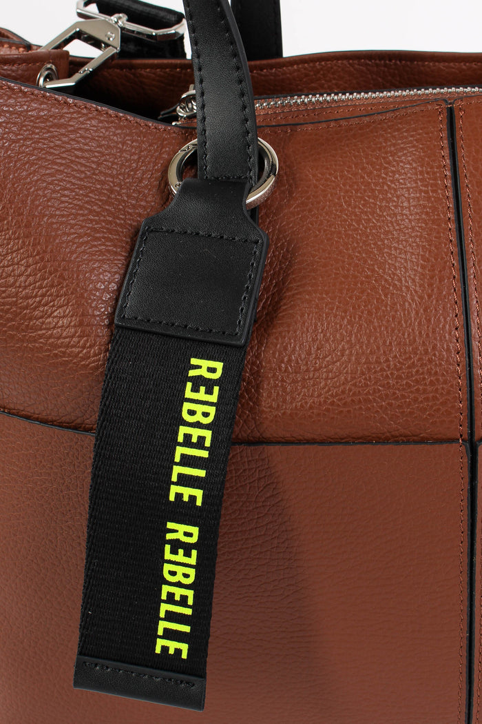 Alosa Shopping 2 Manici Tasche Chocolate-7