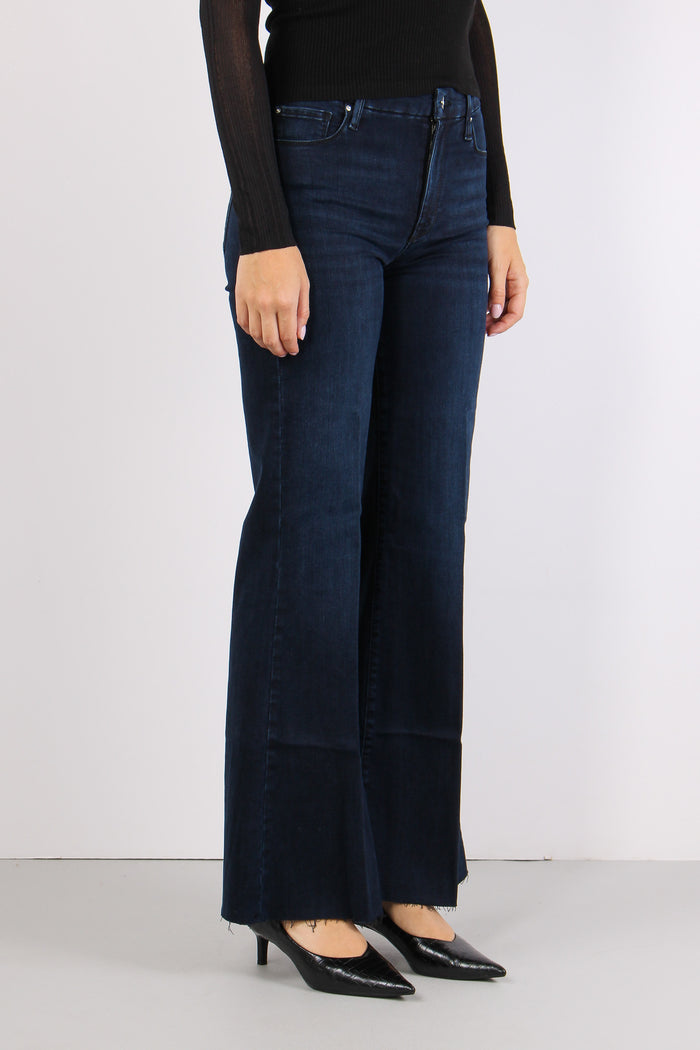 Mlswlcrop Denim Palazzo Blue Black-3