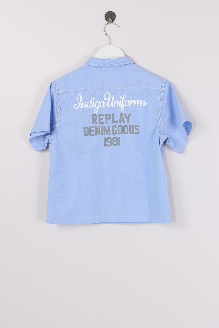 Camicia M/m Oxfors Azzurro-2