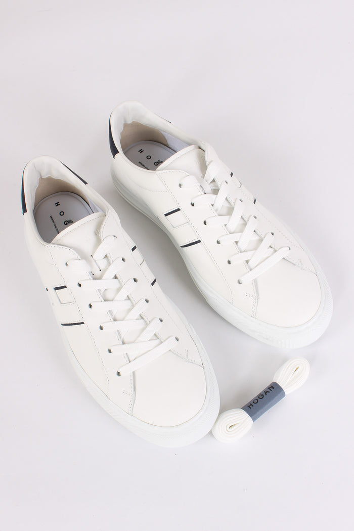 Sneaker H691 Basica Bianco/blu-4