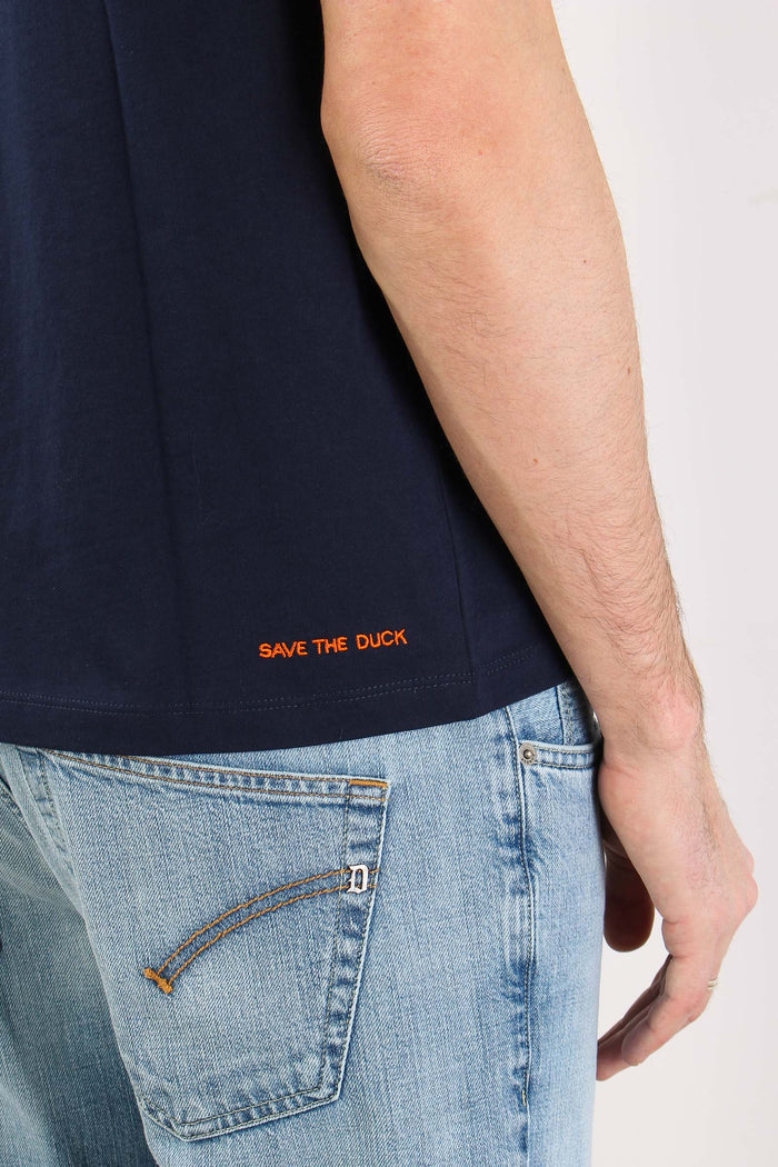Adelmar T-shirt Logo Navy Blue-8