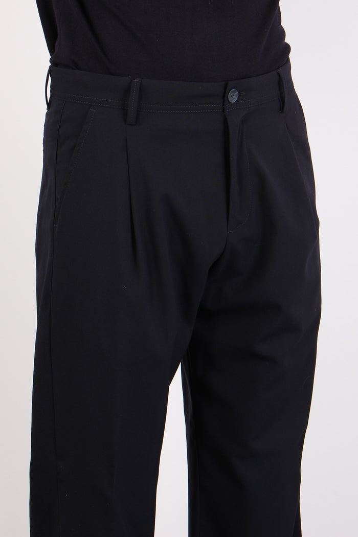 Mente Pantalone Dritto Pence Blu-6