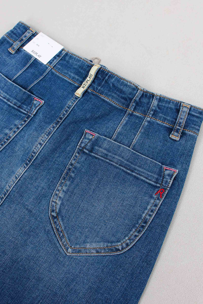Minigonna Denim Blu-5