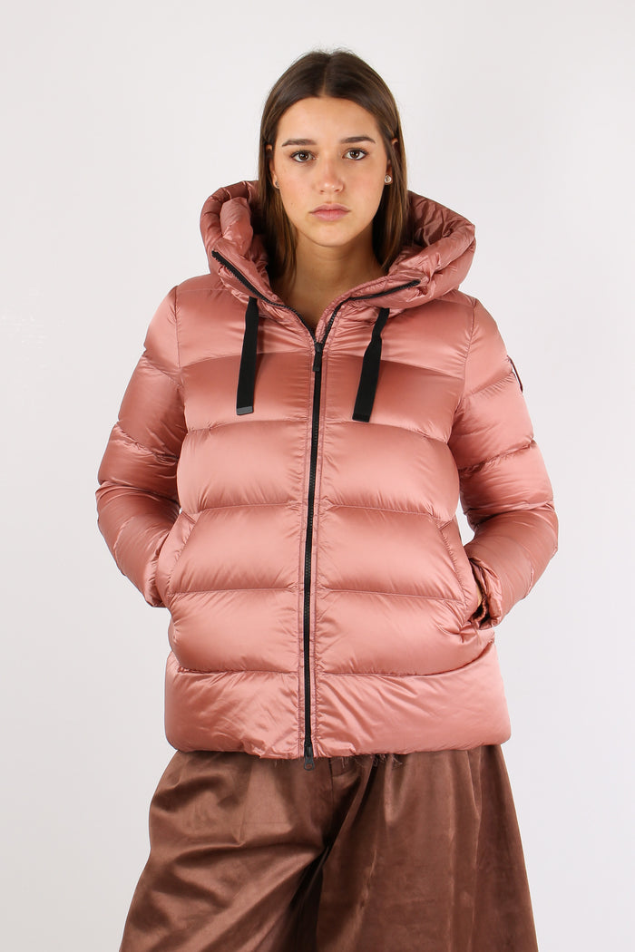 Piumino Nylon Cangiante Blush Pink-3