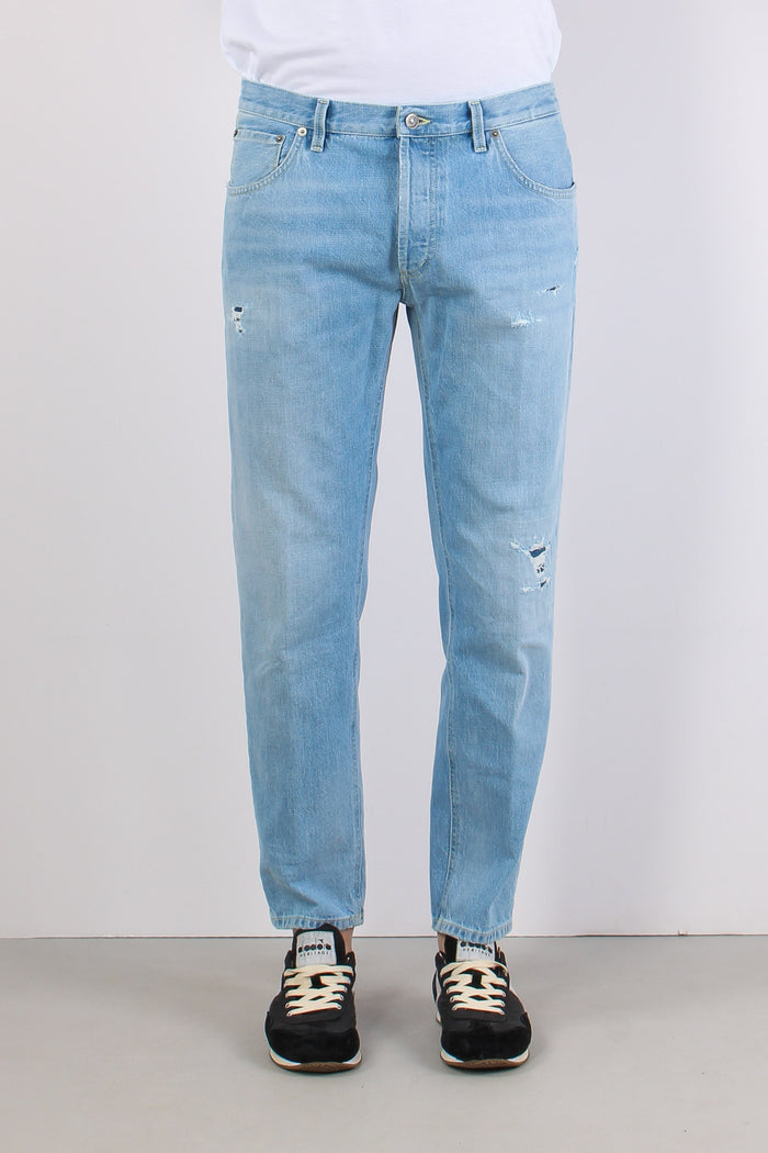 Brighton Denim Rotture Slavato Denim Chiaro-2