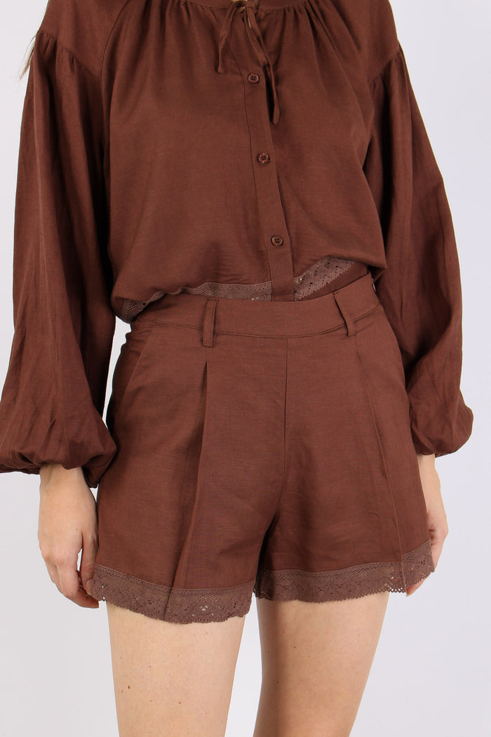 Short Viscosa Lino Caffe-4