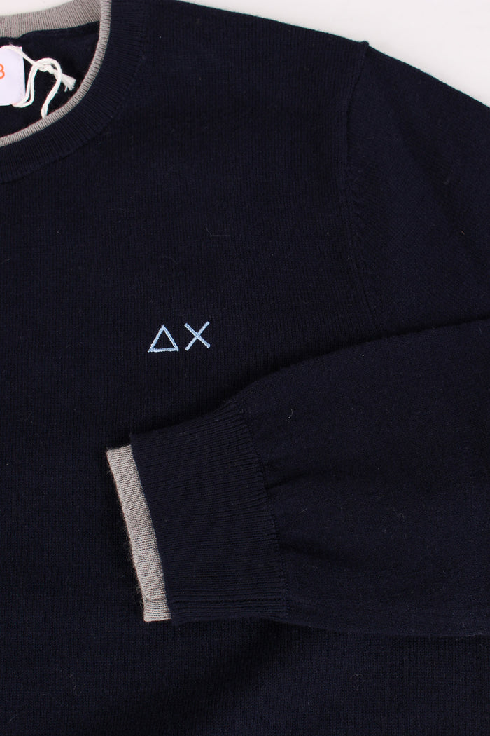 Pullover Leggero Profilo Navy Blue-5
