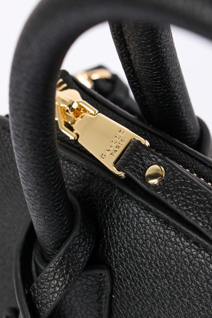 Borsa Tracolla Jacquard Nero-7