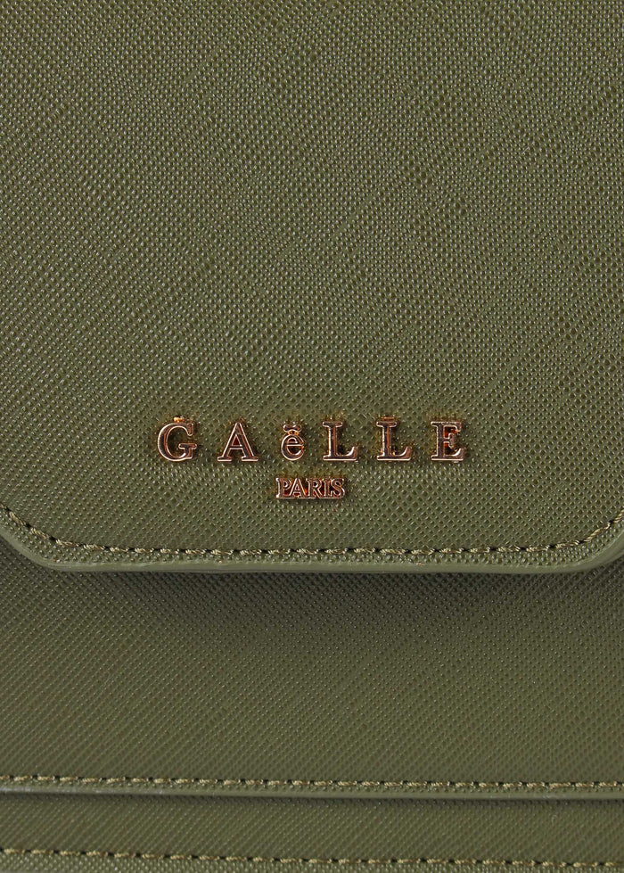 Tracollina Saffiano Verde Bosco-7