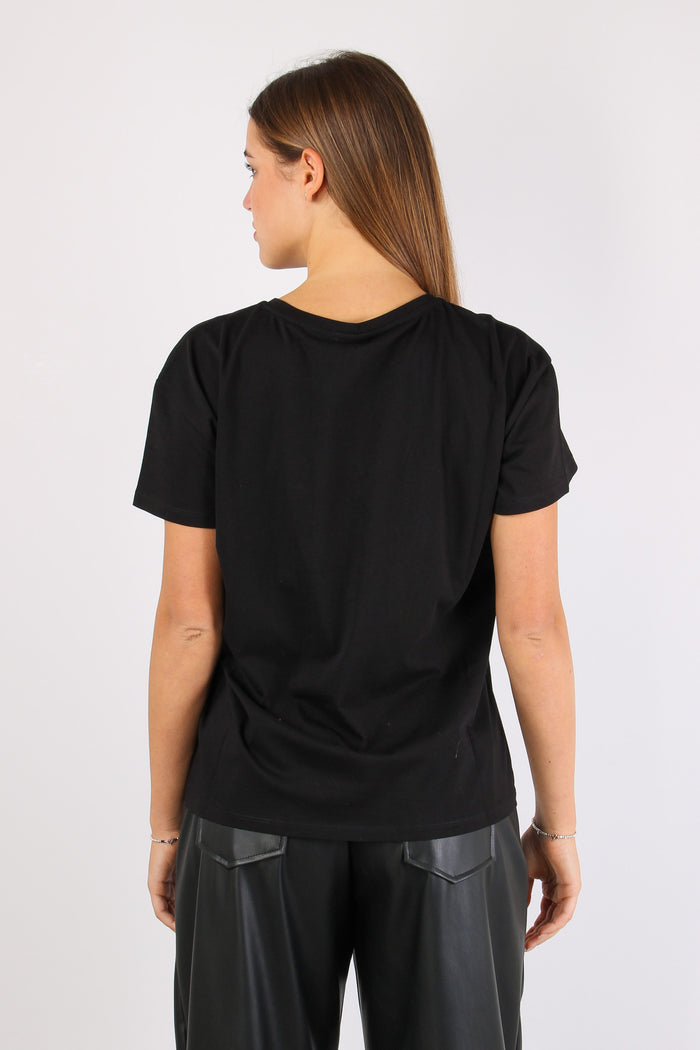 T-shirt Mc Stampa Nero/penguin-4