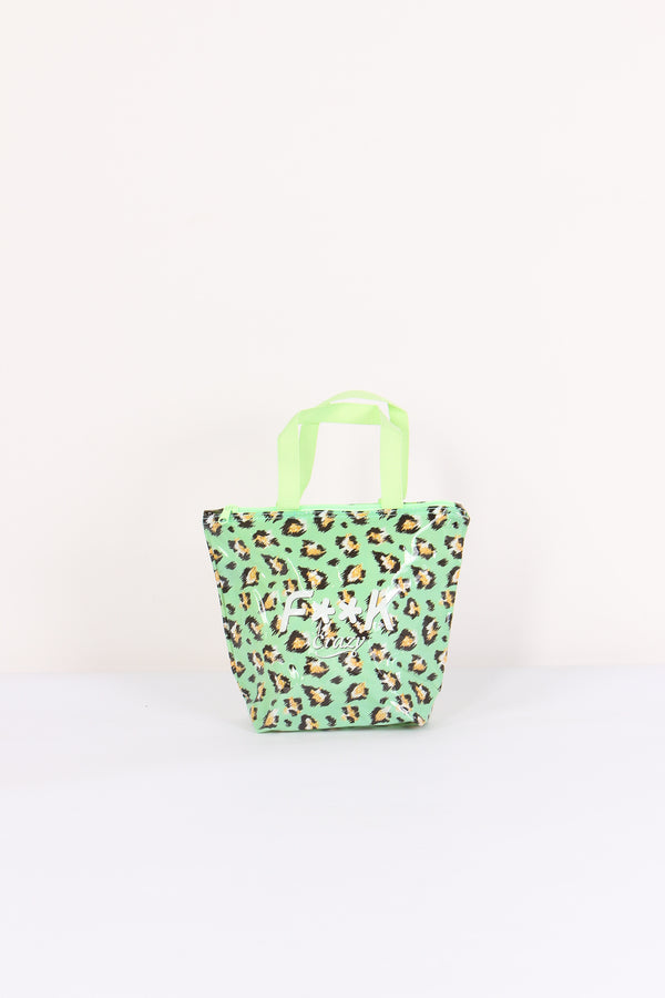 Mini Shopping Pvc Animalier Verde